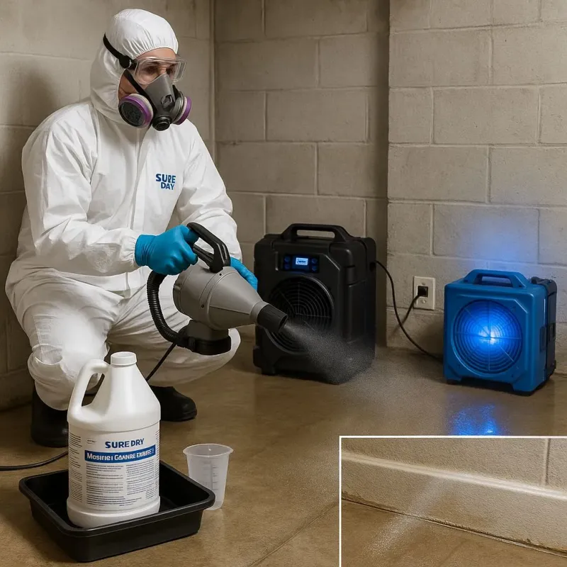 Sanitization and Odor Removal process in Bingham Farms, MI